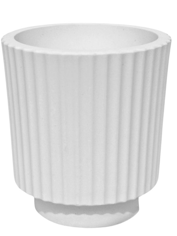 Vaso Decorativo Garrafa Grécia 9,5cm Cimento Artesanal