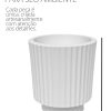 Vaso Decorativo Garrafa Grécia 9,5cm Cimento Artesanal