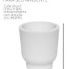 Vaso Decorativo Garrafa Invertida Lisa 8cm Cimento Artesanal