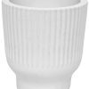 Vaso Decorativo Garrafa Invertida Listras 8cm Cimento Artesanal