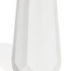 Mini Garrafa Losangos Artesanal 10x6m em Cimento Branco
