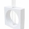 Vaso Decorativo Solitário Cubo Vazado 16,5cm Artesanal em Cimento