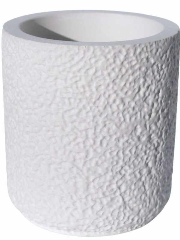 Vaso Decorativo Texturizado 10cm em Cimento Artesanal