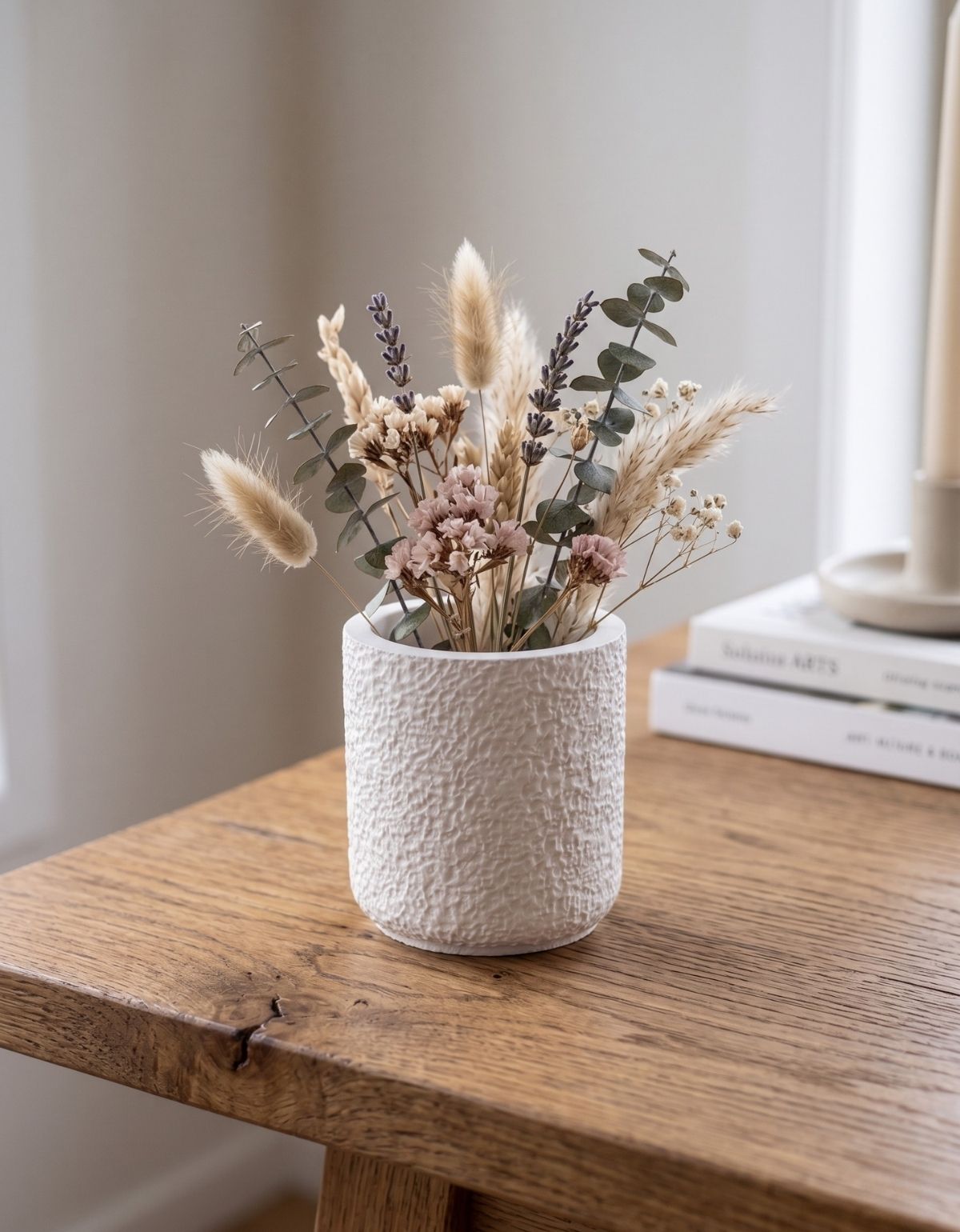 Vaso Decorativo Texturizado 10cm em Cimento Artesanal