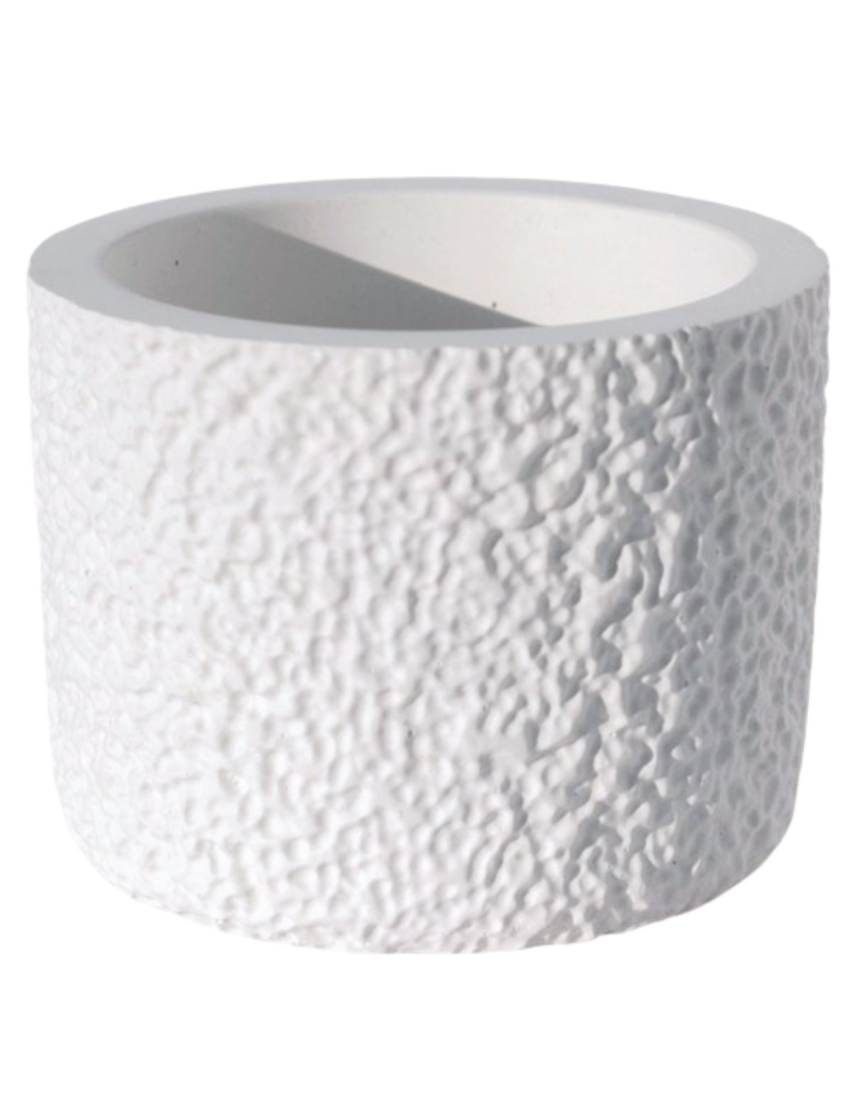 Vaso Decorativo Texturizado 9cm em Cimento Artesanal
