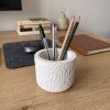 Vaso Decorativo Texturizado 9cm em Cimento Artesanal