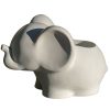 Vaso Decorativo Elefante 12cm Cimento Artesanal