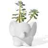 Vaso Decorativo Elefante 12cm Cimento Artesanal