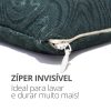 Peso de Porta Decorativo Almofada 1Kg Estampa Ondas Escuras