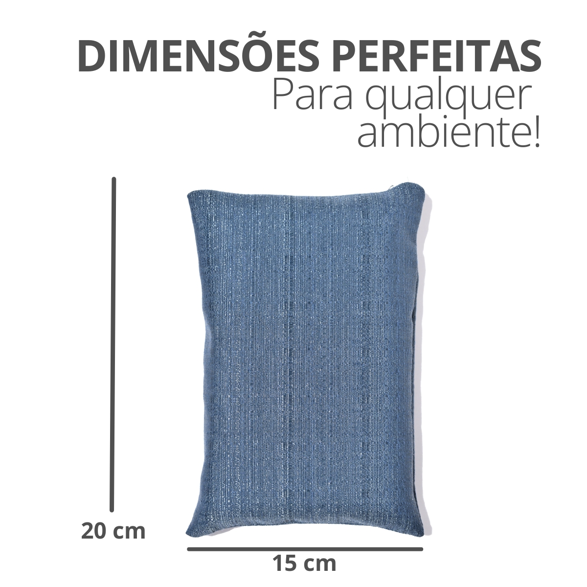 Peso de Porta Decorativo Almofada 1Kg Estampa Oceano Azul