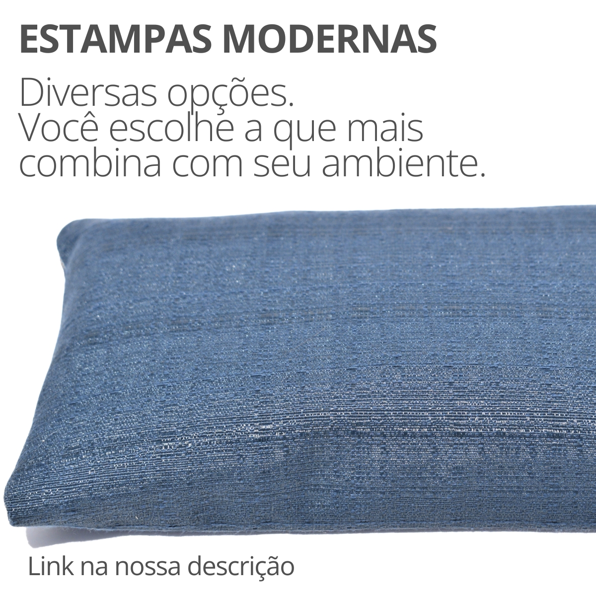 Peso de Porta Decorativo Almofada 1Kg Estampa Oceano Azul