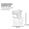 Vaso Decorativo Perfil Rosto Artesanal Decoração Sala e Casa