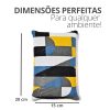 Peso de Porta Decorativo Almofada 1Kg Estampa Retrô 80's