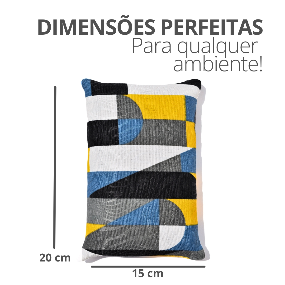 Peso de Porta Decorativo Almofada 1Kg Estampa Retrô 80's