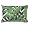 Peso de Porta Decorativo Almofada 1Kg Estampa Tropical Verde