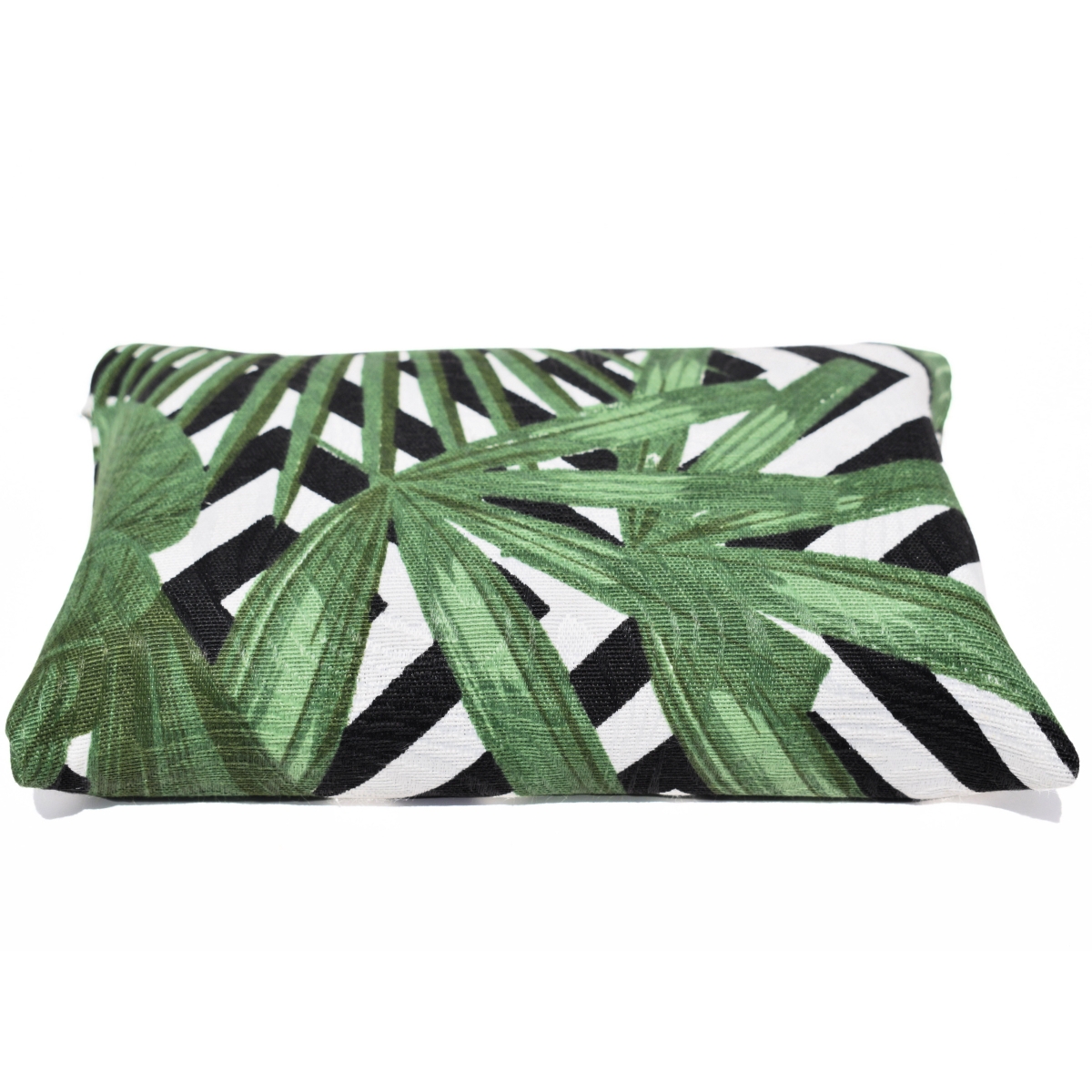 Peso de Porta Decorativo Almofada 1Kg Estampa Tropical Verde