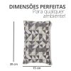 Peso de Porta Decorativo Almofada 1Kg Estampa Pirâmides Sol