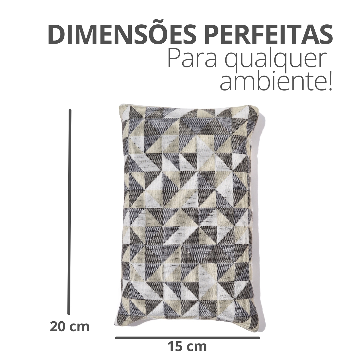 Peso de Porta Decorativo Almofada 1Kg Estampa Pirâmides Sol
