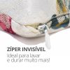 Peso de Porta Decorativo Almofada 1Kg Estampa Provence Rosê