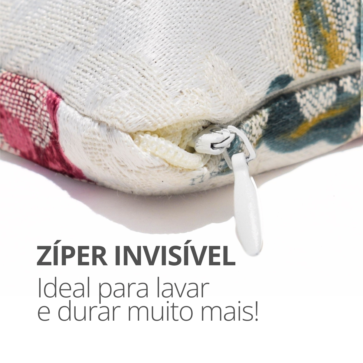 Peso de Porta Decorativo Almofada 1Kg Estampa Provence Rosê
