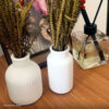 Foto real de cliente: Vaso Decorativo de Cimento com Flor Seca — Conjunto 2 Peças