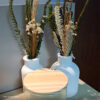 Foto real de cliente: Vaso Decorativo de Cimento com Flor Seca — Conjunto 2 Peças