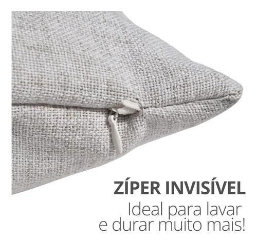 Capas de Almofada Decorativa Cor Deserto — Kit com 3