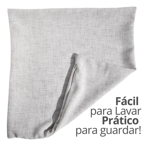 Capas de Almofada Decorativas para Sofá — Kit com 4 peças