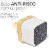 Peso de Porta de Concreto Cubo Artesanal — Kit com 2