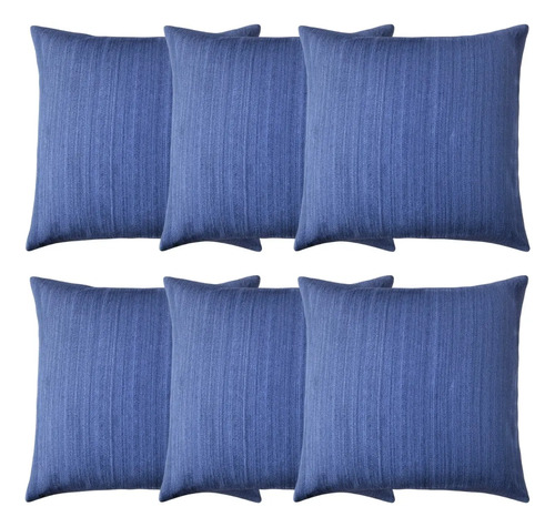 Capas de Almofada Decorativas para Sofá — Kit com 6 peças
