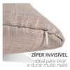 Capas de Almofada Decorativas 45x45 — Kit com 5 Peças