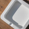 Cinzeiro de Cimento Branco Artesanal — Aleta Design