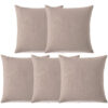 Capas de Almofada Decorativas 45x45 — Kit com 5 Peças