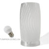 Abajur Vórtice com Lâmpada LED Inclusa — Aleta Design