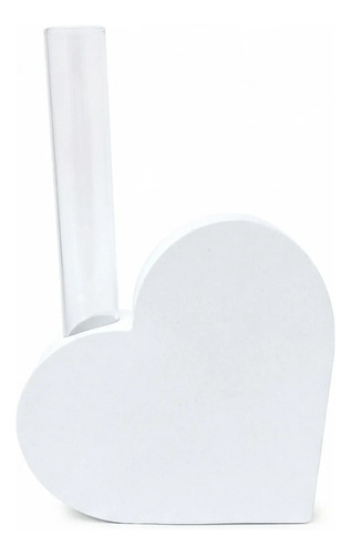 D_626978-MLB110519324681_042026-O.jpg Vaso Solitário Hidropônico Coração em Cimento Branco Egípcio