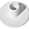 Castiçal Artesanal de Cimento Branco para Decoração