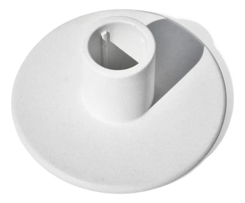 Castiçal Artesanal de Cimento Branco para Decoração