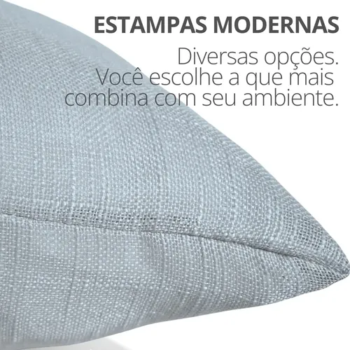 Capas de Almofada Decorativas para Sofá — Kit com 6 peças