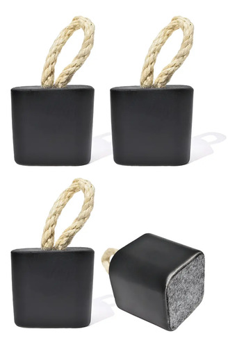 Calço de Porta de Concreto Aleta — Kit com 4 Peças