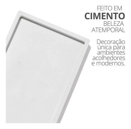 D_640441-MLB90638209492_082025-O.jpg Bandeja de Cimento Branco Retangular Artesanal Aleta