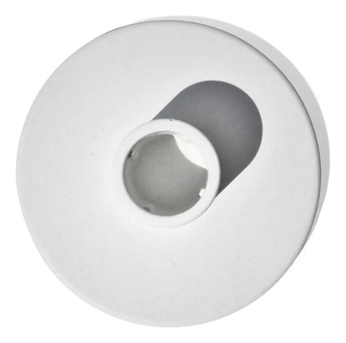 Castiçal Artesanal de Cimento Branco para Decoração