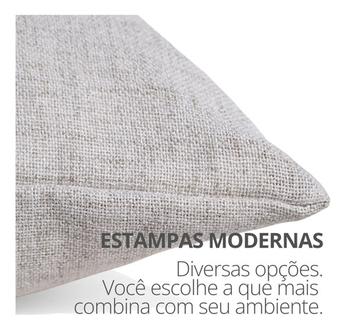 Capas de Almofada Decorativas para Sofá — Kit com 6 peças