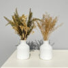D_654748-MLB108302725078_032026-O.jpg Arranjo de Flores Secas em Vaso de Cimento — Par Vintage