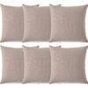 Capas de Almofada Decorativas para Sofá — Kit com 6 peças