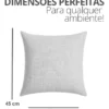 Capas de Almofada Decorativas para Sofá — Kit com 4 peças
