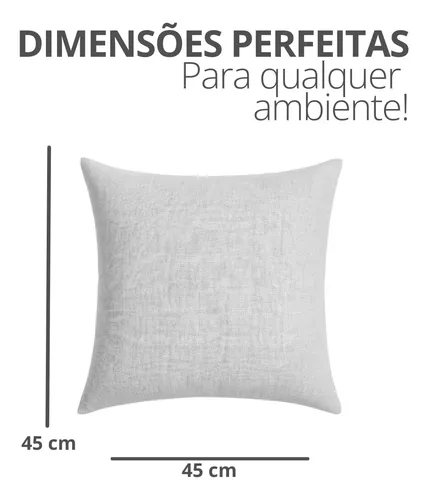 Capas de Almofada Decorativas para Sofá — Kit com 6 peças