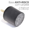 D_665385-MLB81717924788_012025-O.jpg Peso de Porta Redondo em Cimento Preto Fosco — Kit com 3