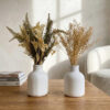 D_678614-MLB109094994971_032026-O.jpg Arranjo de Flores Secas em Vaso de Cimento — Par Vintage