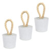D_682372-MLB82326074258_022025-O.jpg Calço de Porta em Concreto Redondo Fosco — Kit com 3 Peças