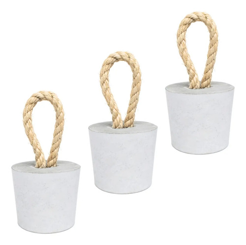 D_682372-MLB82326074258_022025-O.jpg Calço de Porta em Concreto Redondo Fosco — Kit com 3 Peças